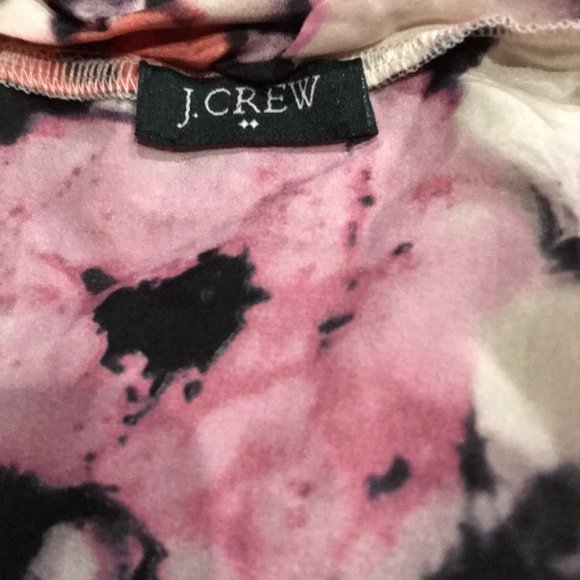 J. Crew Silky Pink & White Floral Top - $22 - Picture 3 of 3